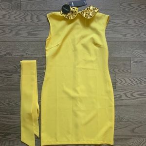 Gorgeous Clocolor Yellow Dress👗🌼